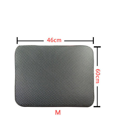Grey litter trapping mat