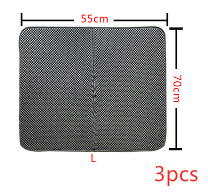 Grey litter trapping mat