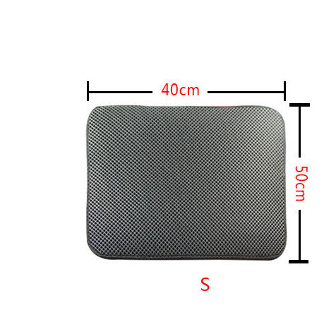 Grey litter trapping mat