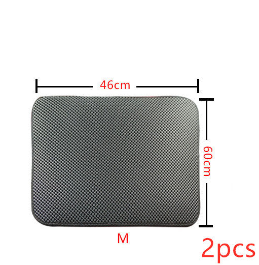 Grey litter trapping mat
