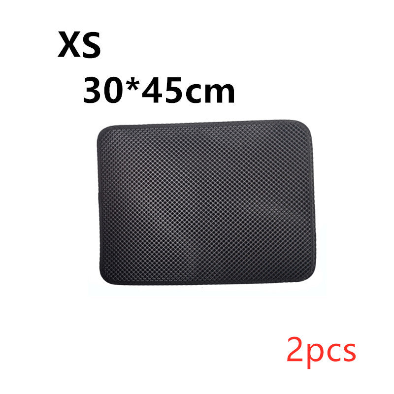 Black litter trapping mat