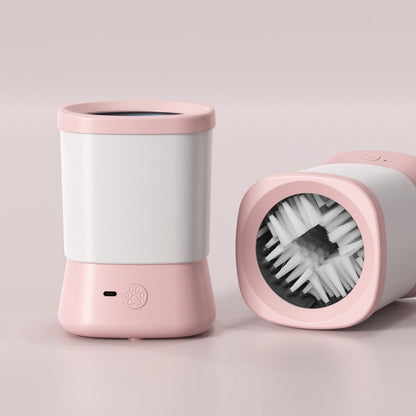 Pink automatic paw washer
