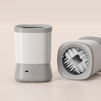 Gray automatic paw washer